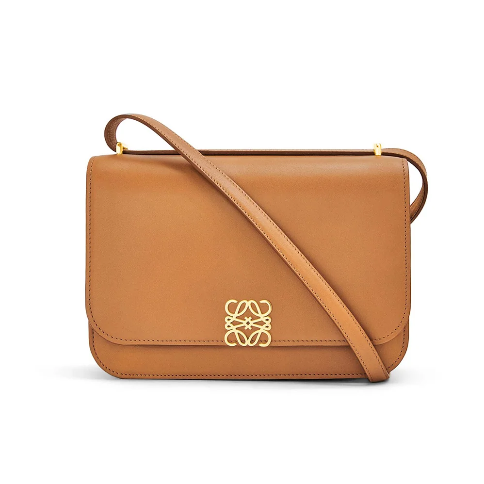 Loewe Goya Bag in Silk Calfskin for Women in Brown Loewe Goya Bag in Silk Calfskin for Women in Brown