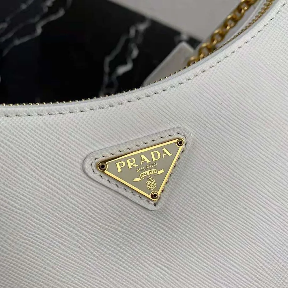 Prada Prada Re-Edition 2005 Saffiano Leather Bag for Women in White