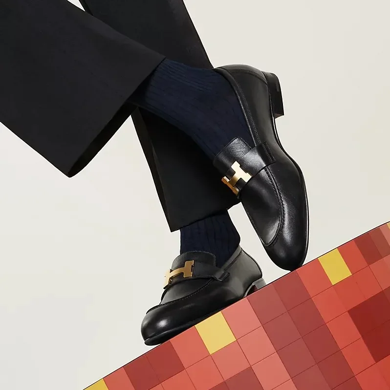 Hermes Paris Loafers Black Hermes Paris Loafers Black