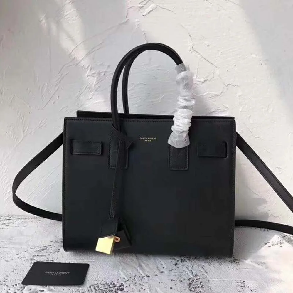 Saint Laurent YSL Classic Sac De Jour Baby Smooth for Women in Black Saint Laurent YSL Classic Sac De Jour Baby Smooth for Women in Black
