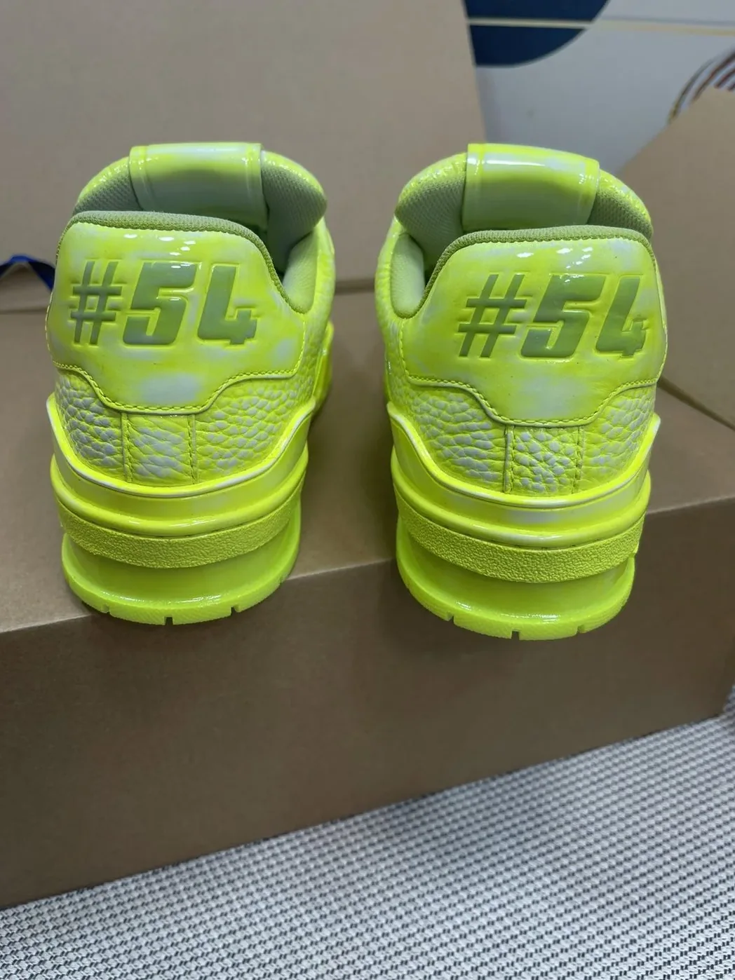 Louis Vuitton Trainer Sneaker LV Yellow Louis Vuitton Trainer Sneaker LV Yellow