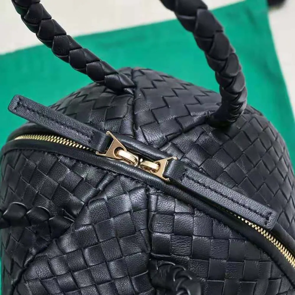 Bottega Veneta Mava Top Handle Bag for Women in Black Bottega Veneta Mava Top Handle Bag for Women in Black
