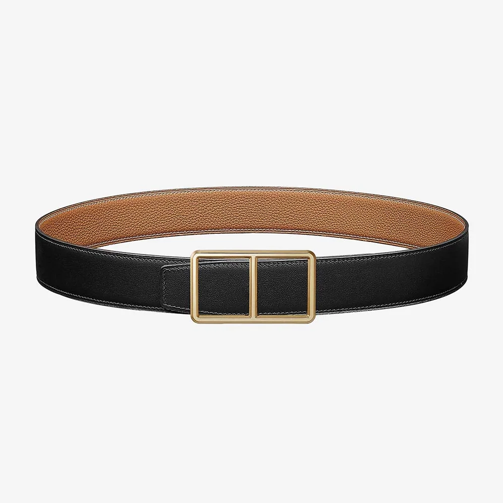 Hermes Officier Belt Buckle & Reversible Leather Strap 38 mm for Men in Brown Hermes Officier Belt Buckle & Reversible Leather Strap 38 mm for Men in Brown