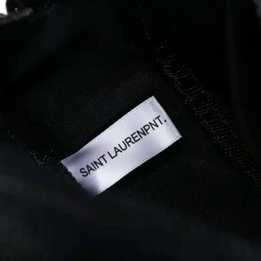 Saint Laurent YSL Vinyle Round Camera Bag in Chevron for Women in Quilted Smooth Leather