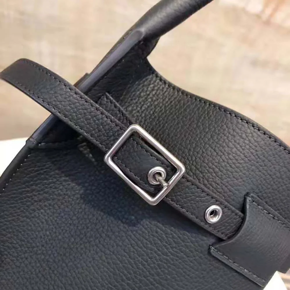 Celine Big Bag Nano Bucket in Supple Grained Calfskin for Women in Black