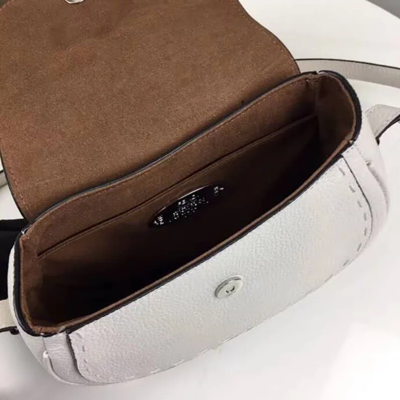 Fendi Shoulder Bag in Calf Leather for Women in White