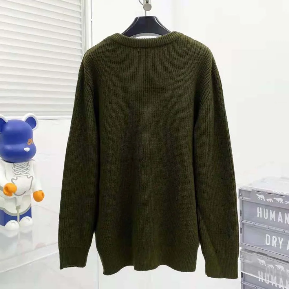 Celine Oversized Celine Sweater in Wool for Women in Green