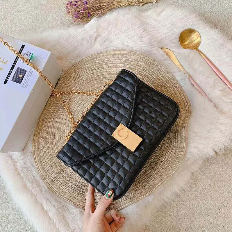 Celine Medium C Bag in Quilted Calfskin for Women in Black