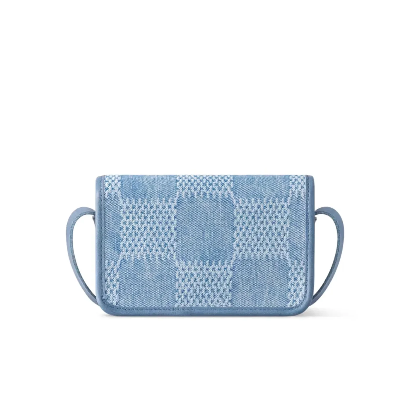 Louis Vuitton Bosphore Wearable Wallet Crossbody in Blue Gold Hardware