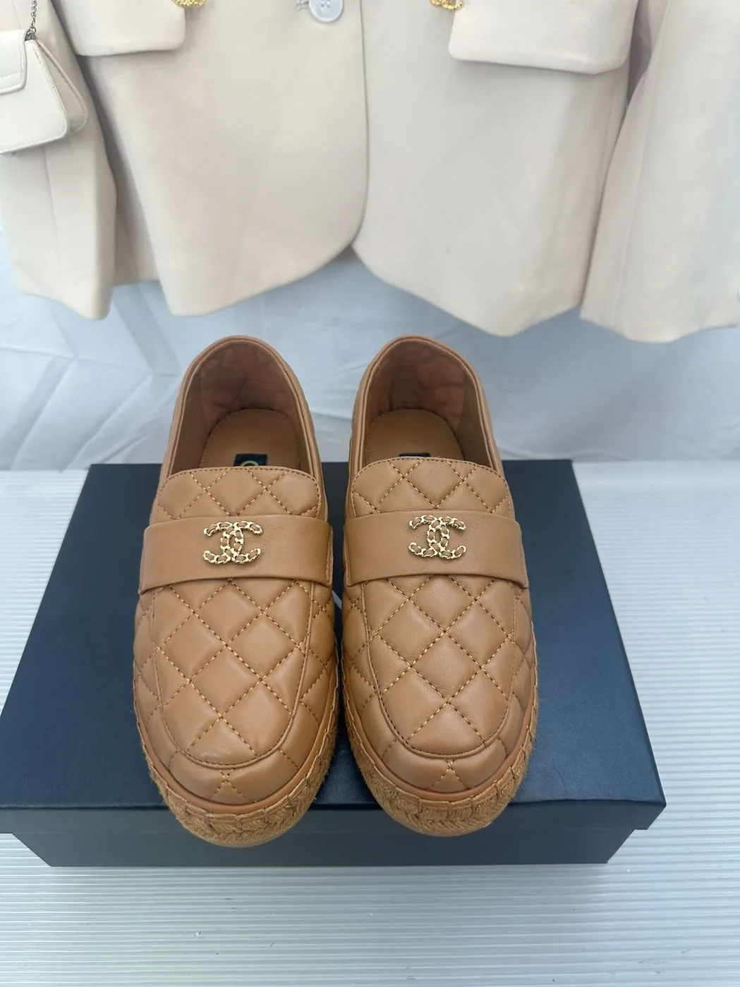 Chanel Espadrilles Brown Chanel Espadrilles Brown