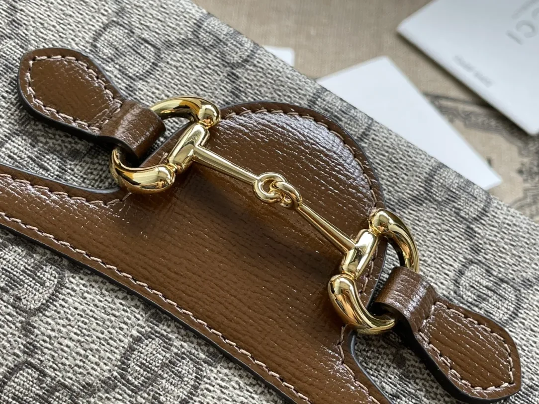 Gucci Childrens Horsebit 1955 Mini Bag in Beige Gold Hardware Gucci Childrens Horsebit 1955 Mini Bag in Beige Gold Hardware