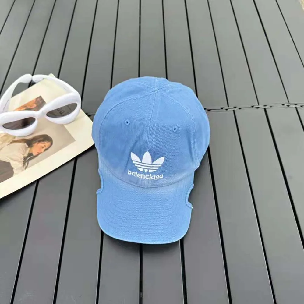 Balenciaga Balenciaga for Unisex in Adidas Cap in Blue Balenciaga Balenciaga for Unisex in Adidas Cap in Blue