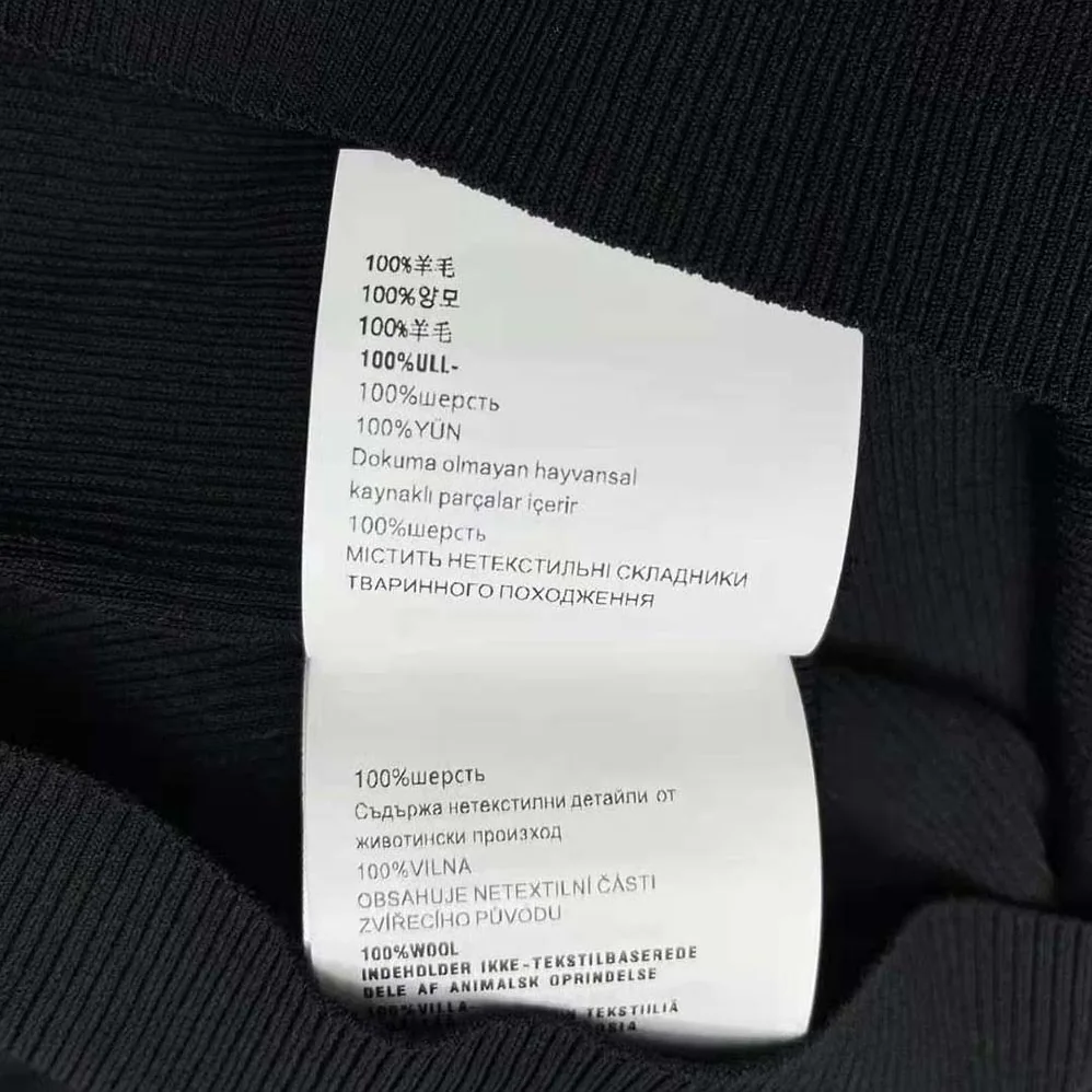 Miu Miu Viscose Dress with Intarsia Logo for Women in Black Miu Miu Viscose Dress with Intarsia Logo for Women in Black