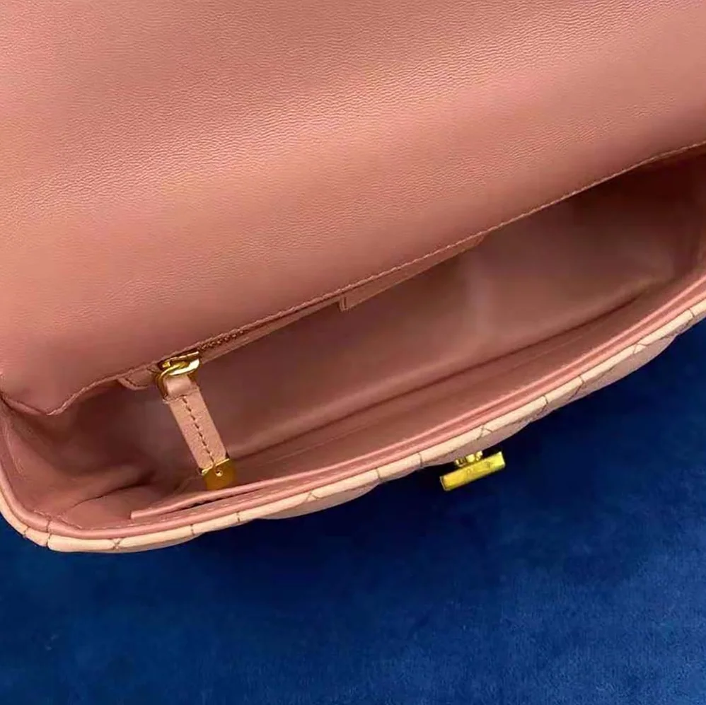 Dior Small Dior Caro Bag Pink Gradient Cannage Lambskin for Women