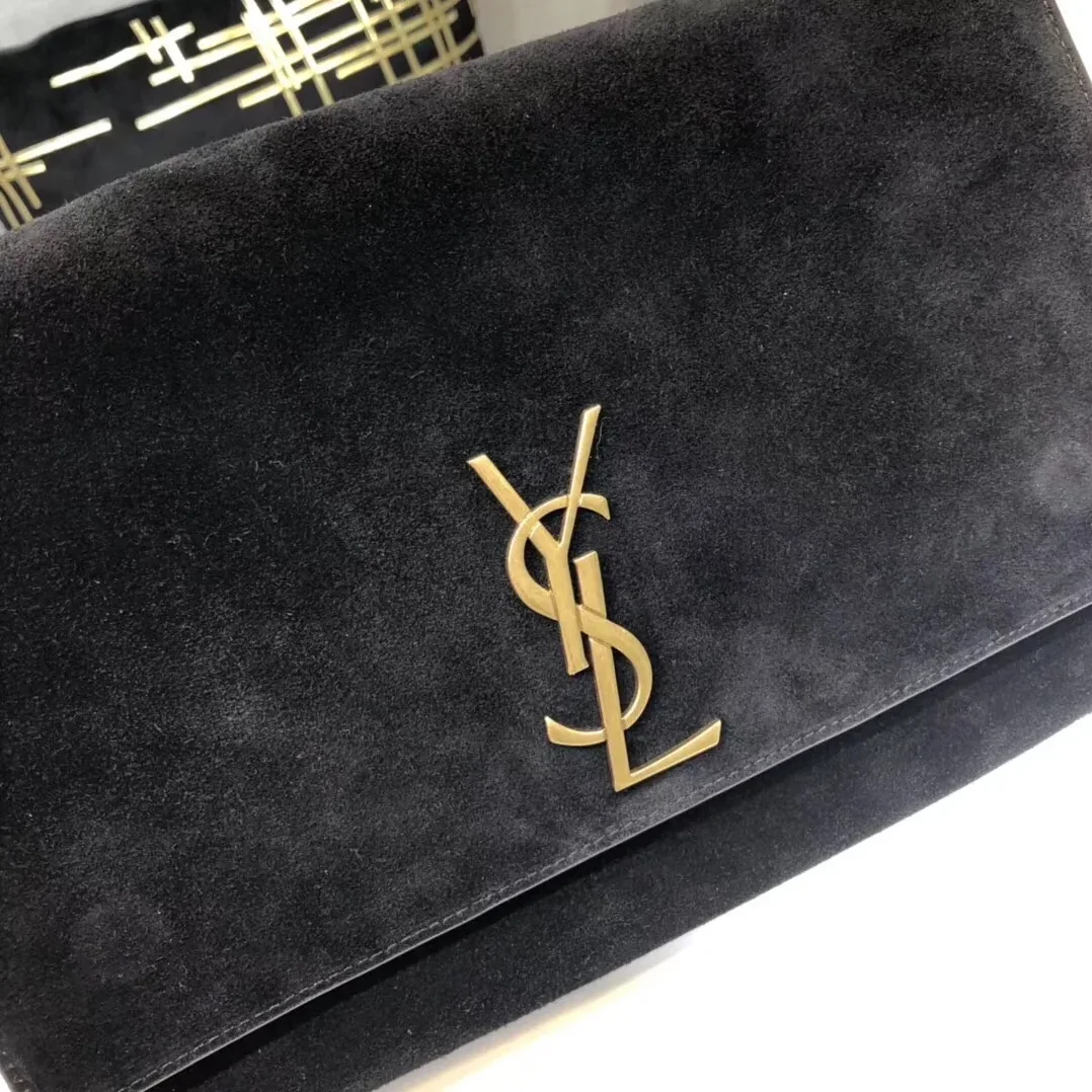 Saint Laurent Kate Medium Reversible Chain Bag Black in YSL Saint Laurent Kate Medium Reversible Chain Bag Black in YSL
