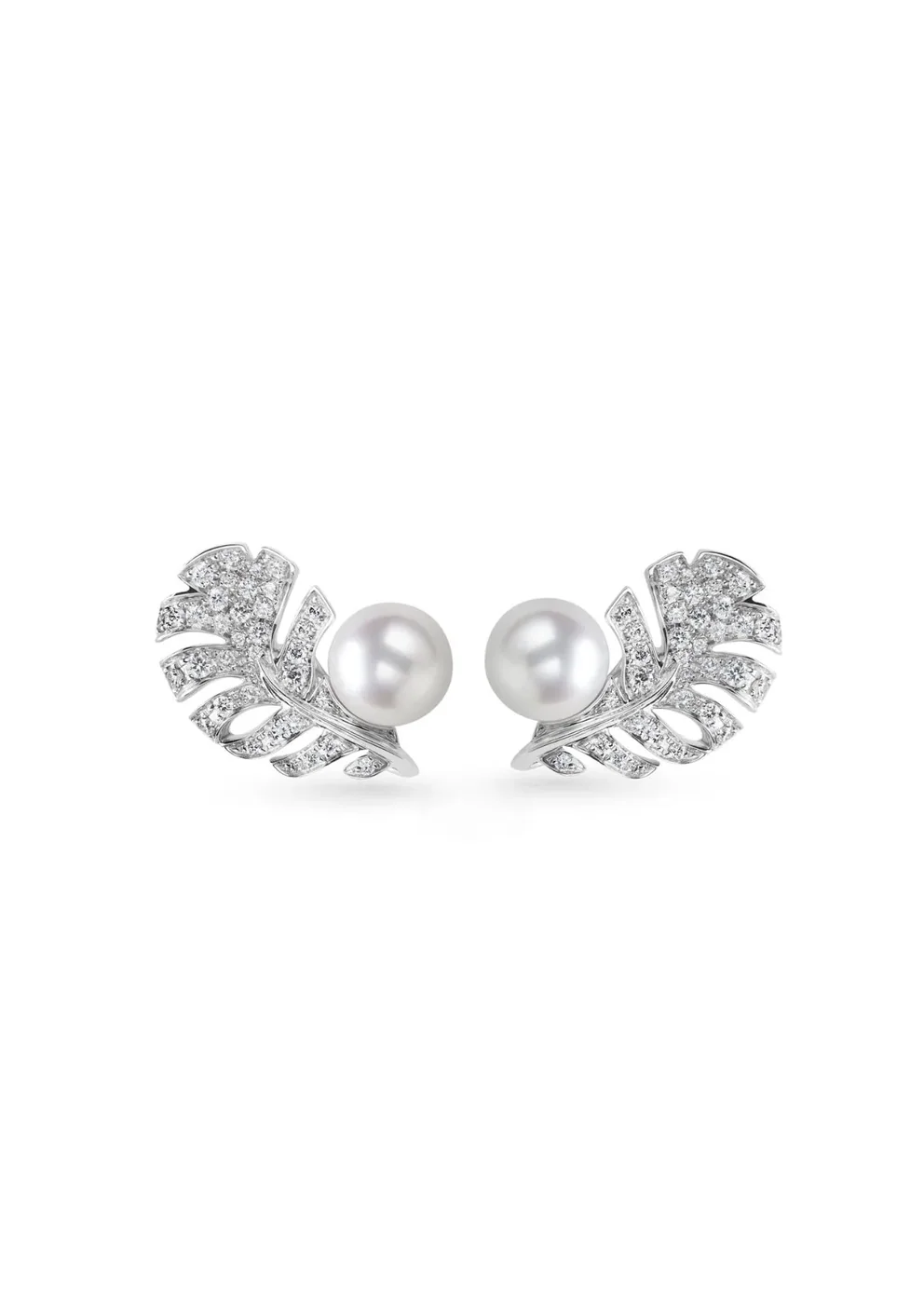 Plume De Chanel Earrings Silver