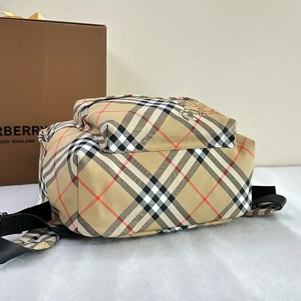 Burberry Small Check Backpack for Women Burberry Small Check Backpack for Women