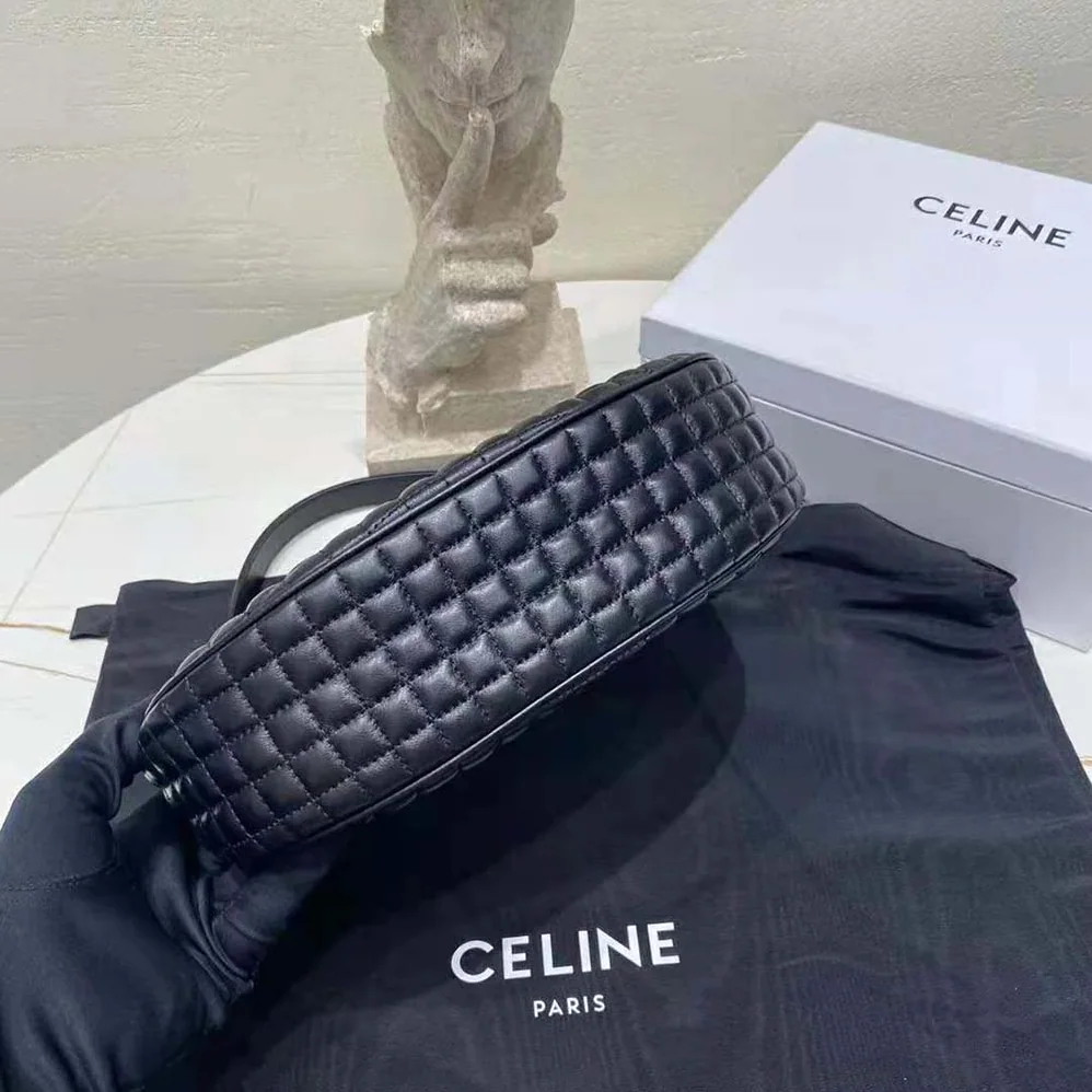 Celine AVA Bag in Quilted Lambskin for Women in Black Celine AVA Bag in Quilted Lambskin for Women in Black