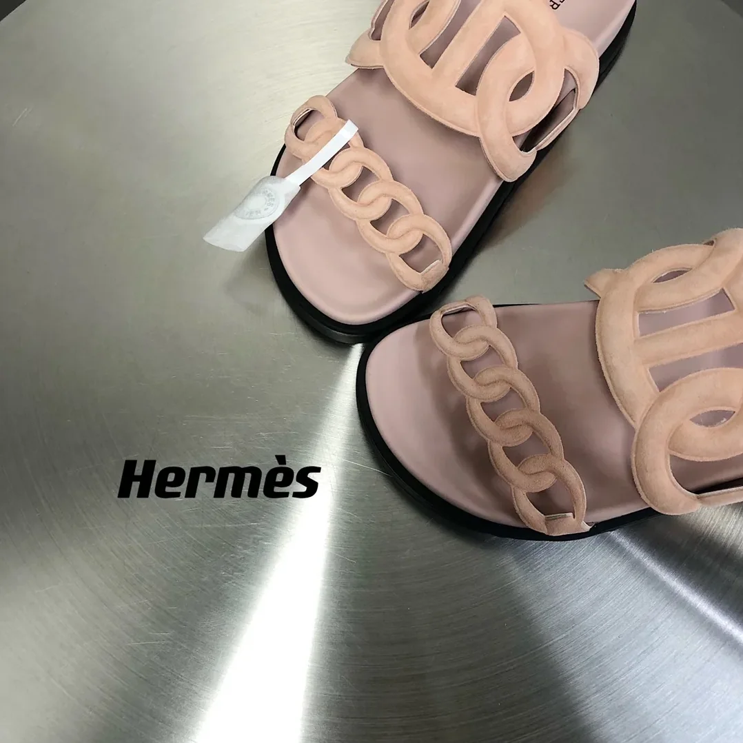 Hermes Extra Sandal Light Pink Hermes Extra Sandal Light Pink