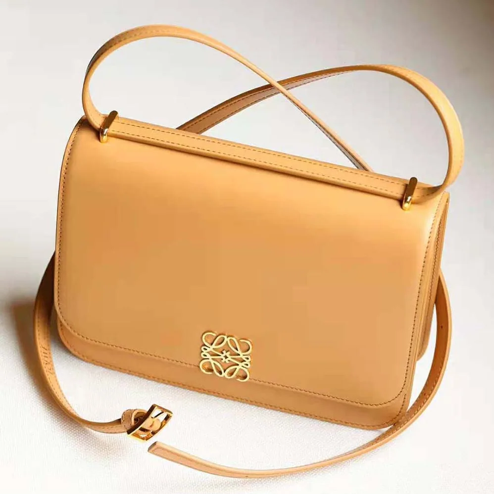 Loewe Goya Bag in Silk Calfskin for Women in Brown Loewe Goya Bag in Silk Calfskin for Women in Brown