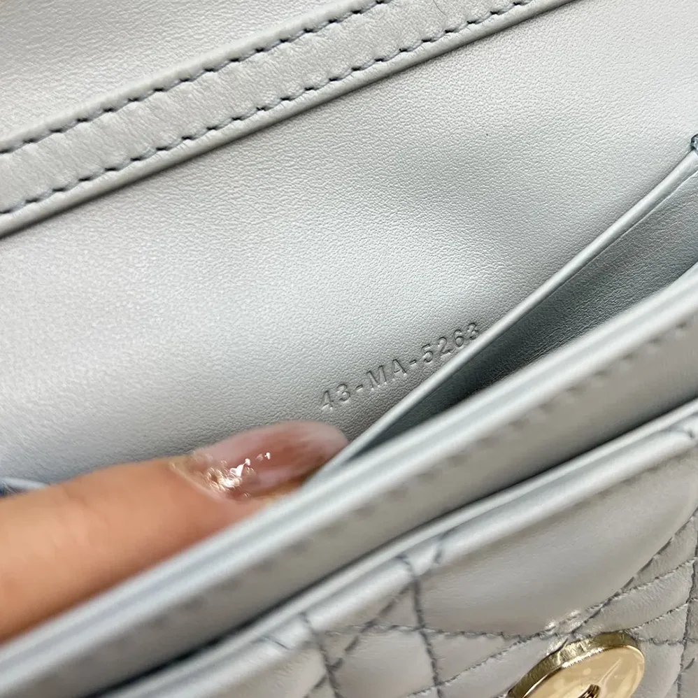 Dior My Dior Mini Bag Cloud Blue Cannage Lambskin for Women Dior My Dior Mini Bag Cloud Blue Cannage Lambskin for Women