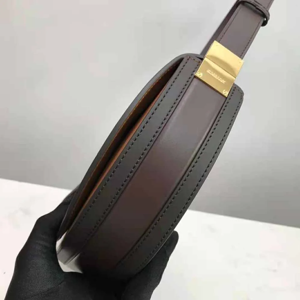 Burberry Small Leather Olympia Shoulder Bag for Women in Brown