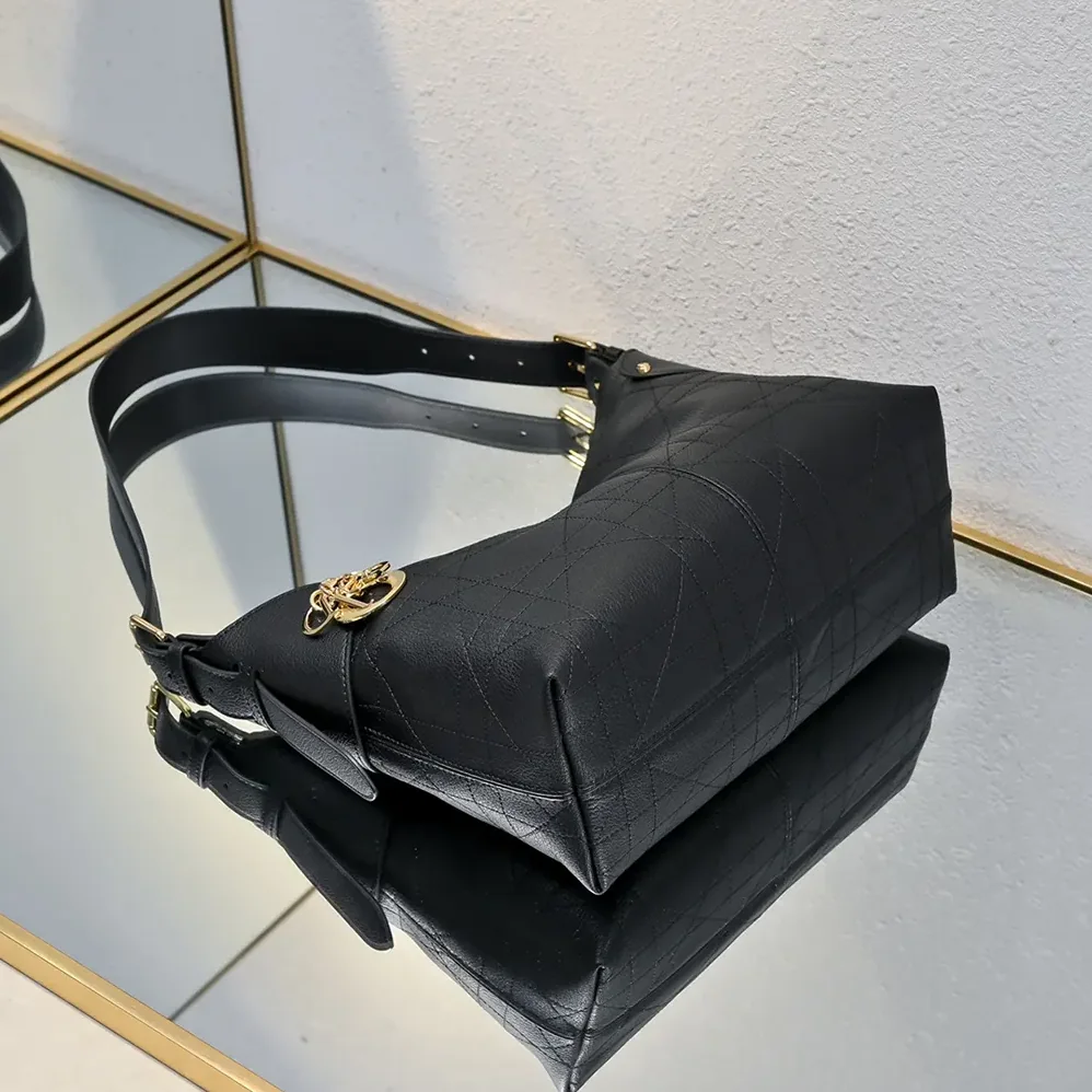 Dior Small Dior Voyage Bag Black Flat Macrocannage Grained Calfskin for Women Dior Small Dior Voyage Bag Black Flat Macrocannage Grained Calfskin for Women