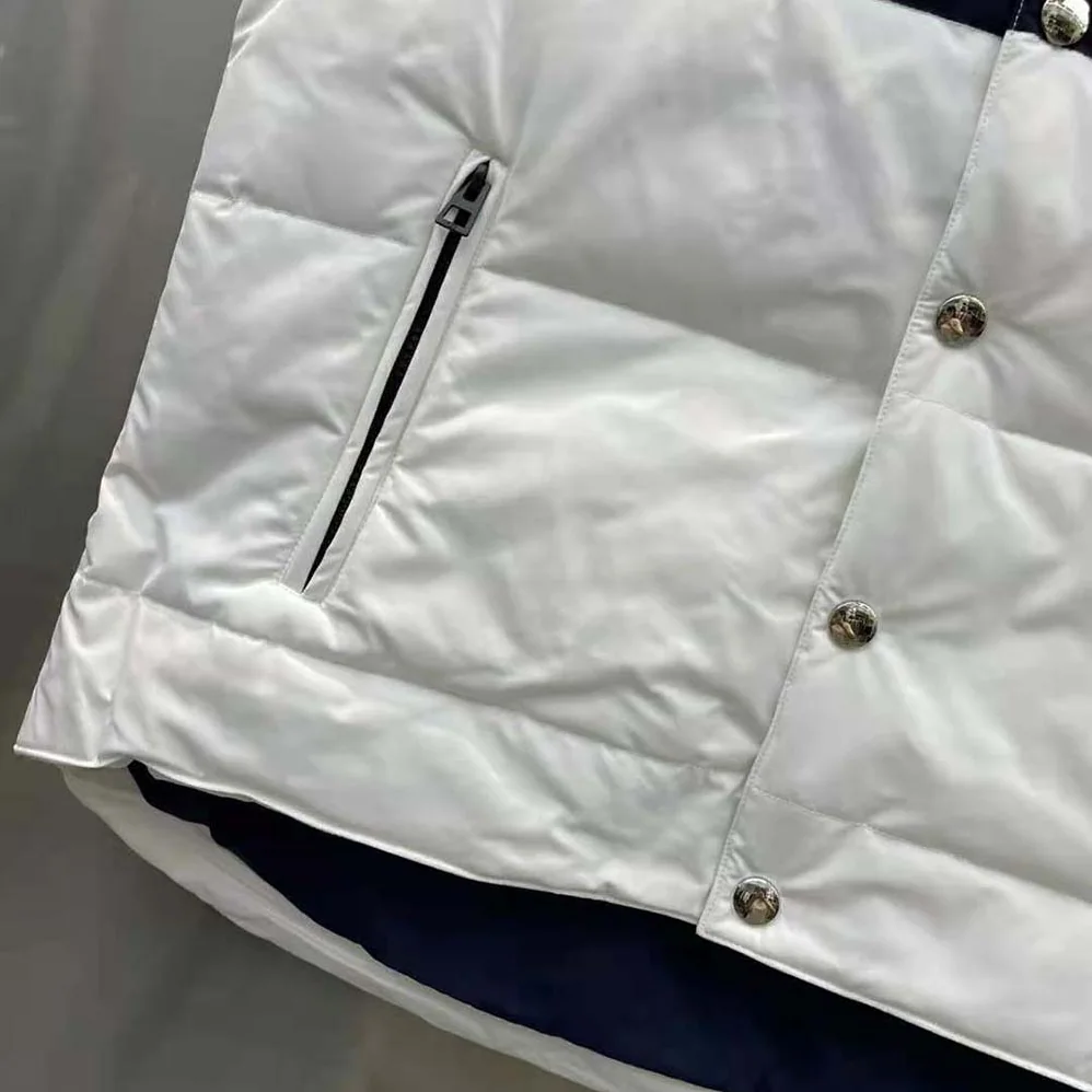 Dior Dioralps Sleeveless Down Jacket for Women in White