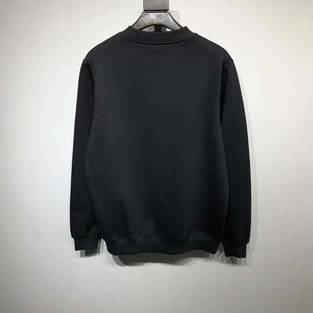 Dior CD Icon Sweatshirt Black Cotton Fleece for Men