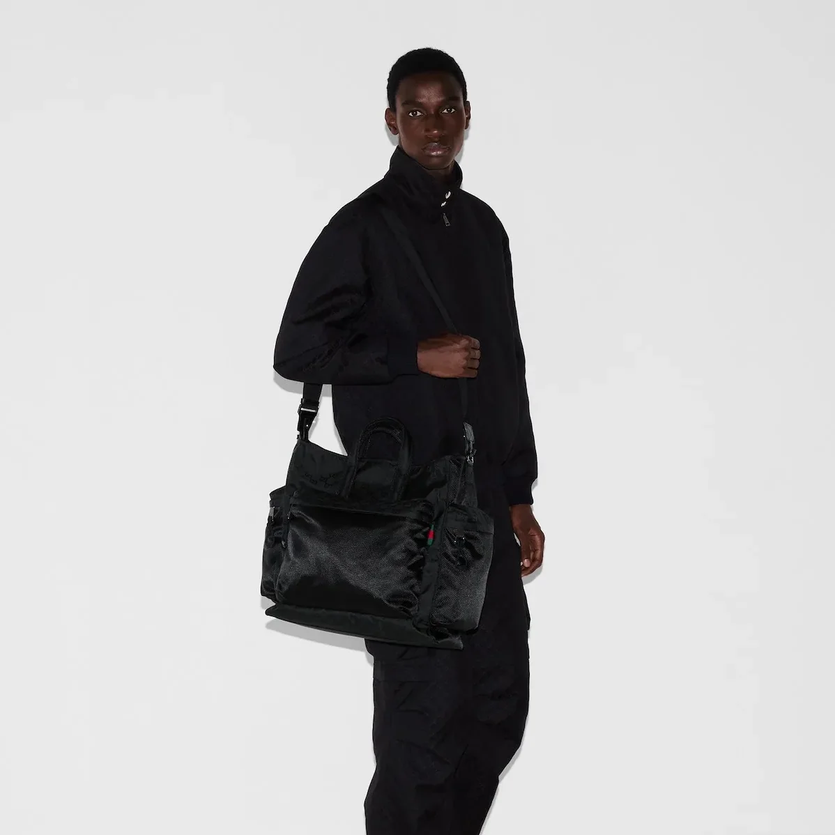 Gucci Large GG Tote Bag Black / Gucci Large GG Tote Bag Black /