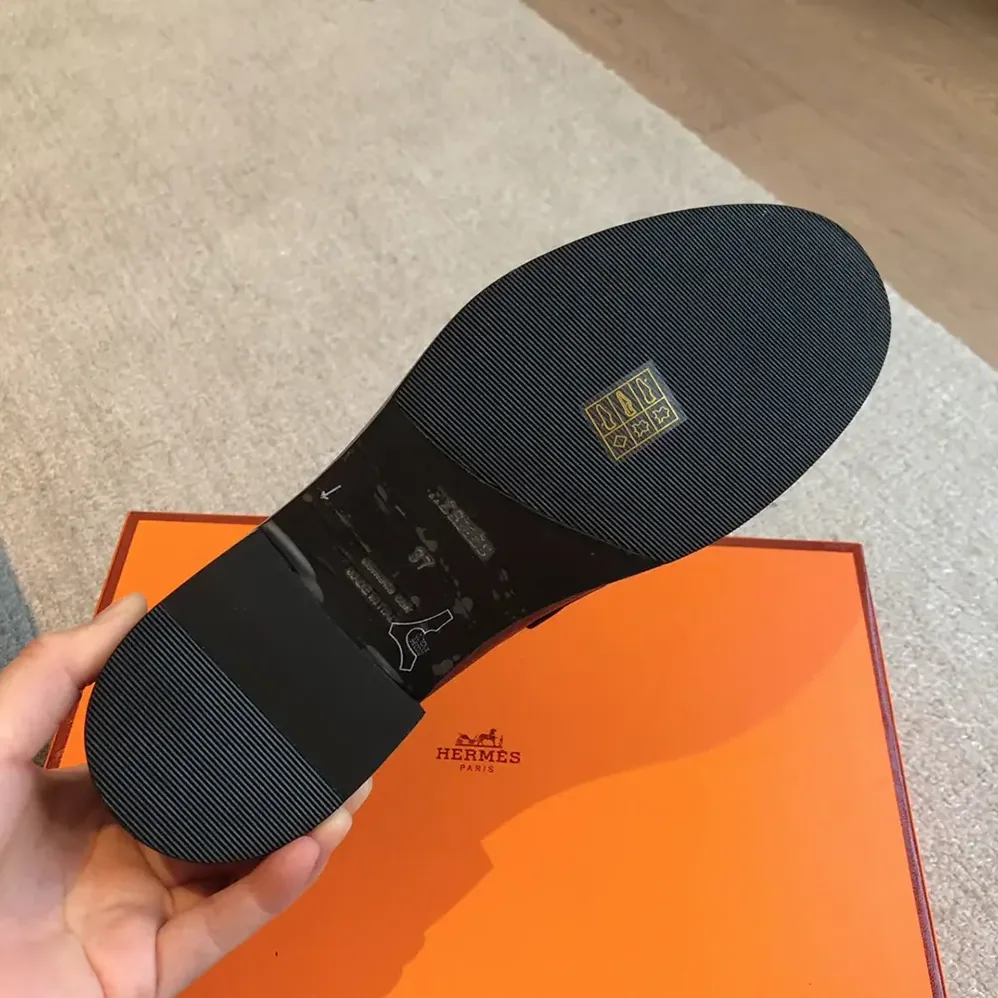 Hermes Hot Loafer-Black H232075Z for Women Hermes Hot Loafer-Black H232075Z for Women