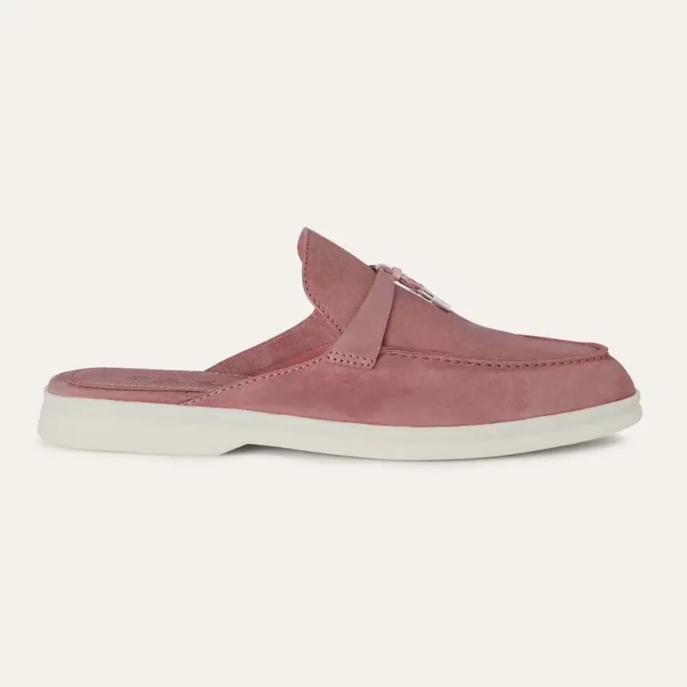 Loro Piana Babouche Charms Walk Loafers for Unisex in Pink
