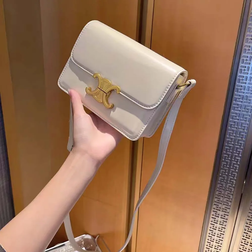 Celine Teen Triomphe Bag in Shiny Calfskin for Women