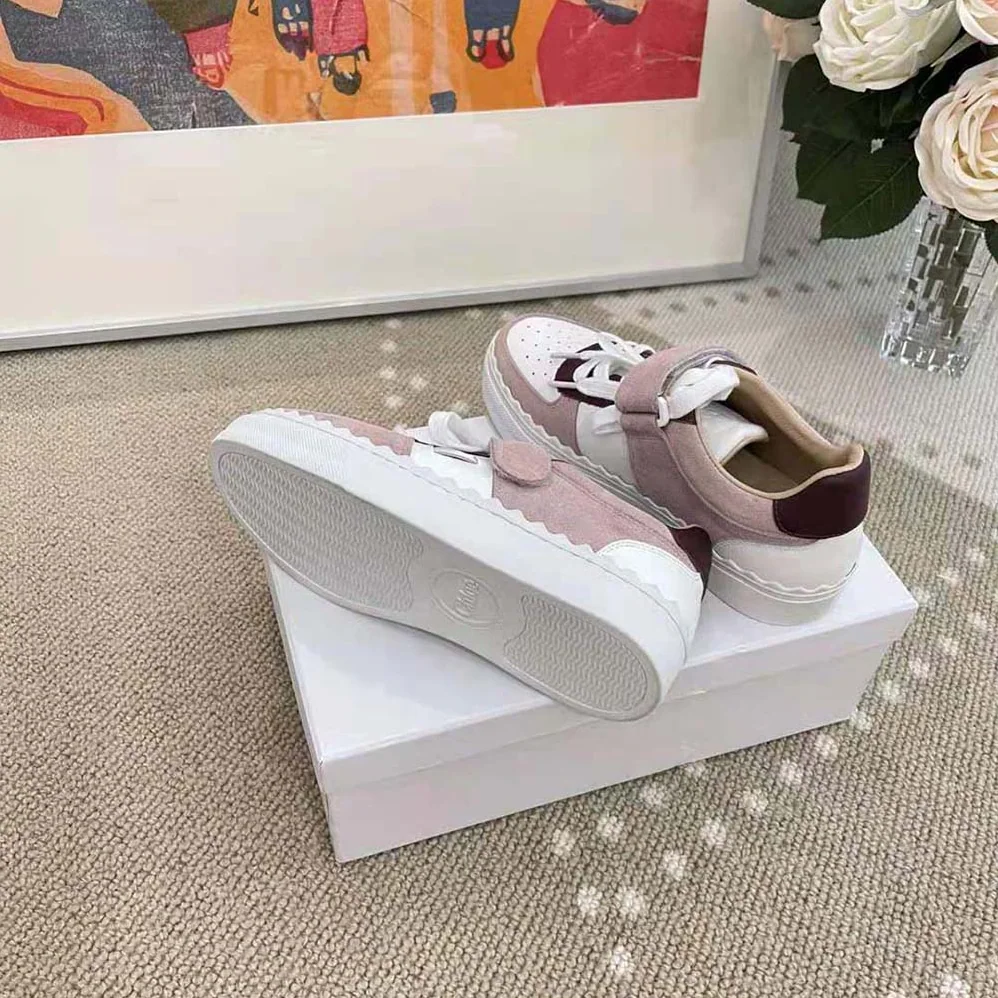 Chloe Lauren Sneaker with Strap for Women in Pink