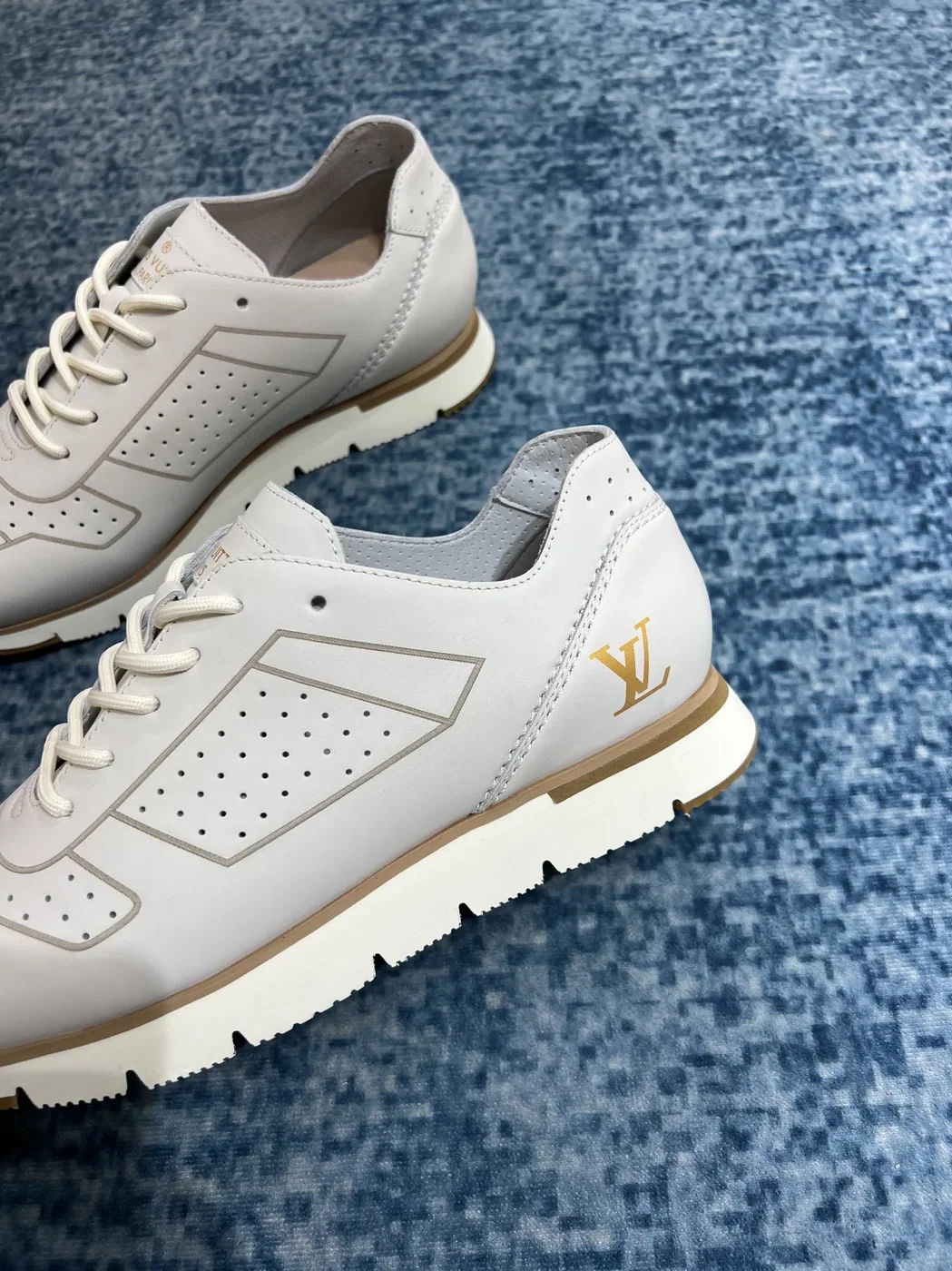 Louis Vuitton Formal Dimension High Derby Rubber White
