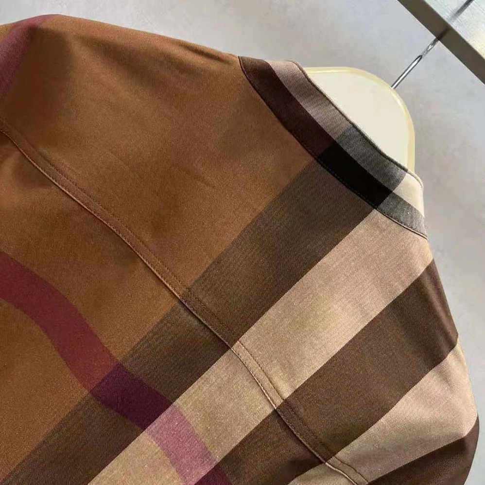 Burberry Check Cotton Tie for Women in waist Shirt Dress Burberry Check Cotton Tie for Women in waist Shirt Dress
