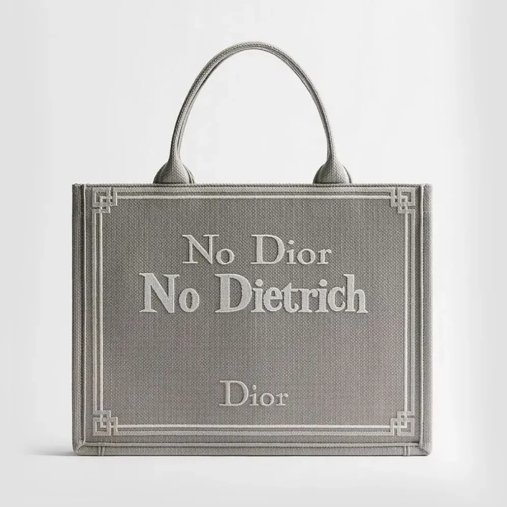 Dior Medium Dior Book Tote with Strap Blue-Greige No Dior No Dietrich Embroidery for Women Dior Medium Dior Book Tote with Strap Blue-Greige No Dior No Dietrich Embroidery for Women