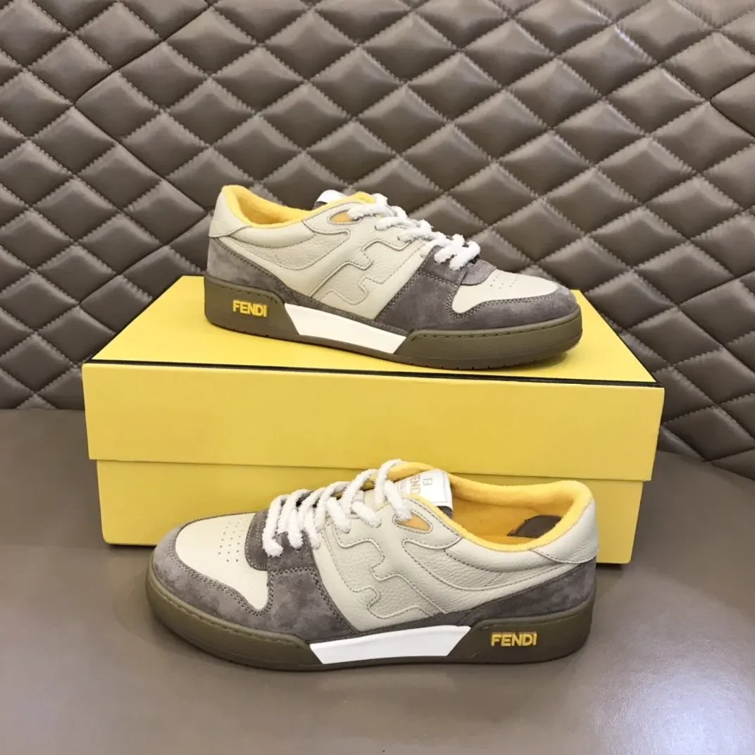 Fendi FD Match Low Tops Sneakers Grey 8E8252AHH2F1FHU Fendi FD Match Low Tops Sneakers Grey 8E8252AHH2F1FHU