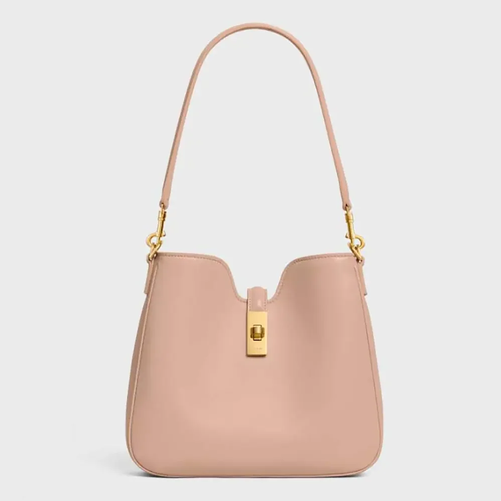 Celine Small Camille 16 Soft Bag in Smooth Calfskin for Women in Pink