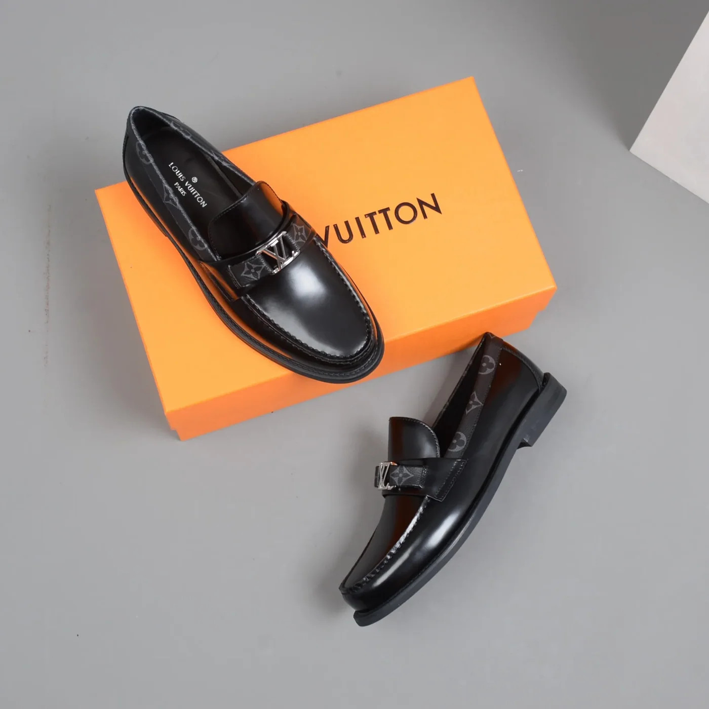 Louis Vuitton Monte Carlo Mocassin Monogram Canvas Black Louis Vuitton Monte Carlo Mocassin Monogram Canvas Black