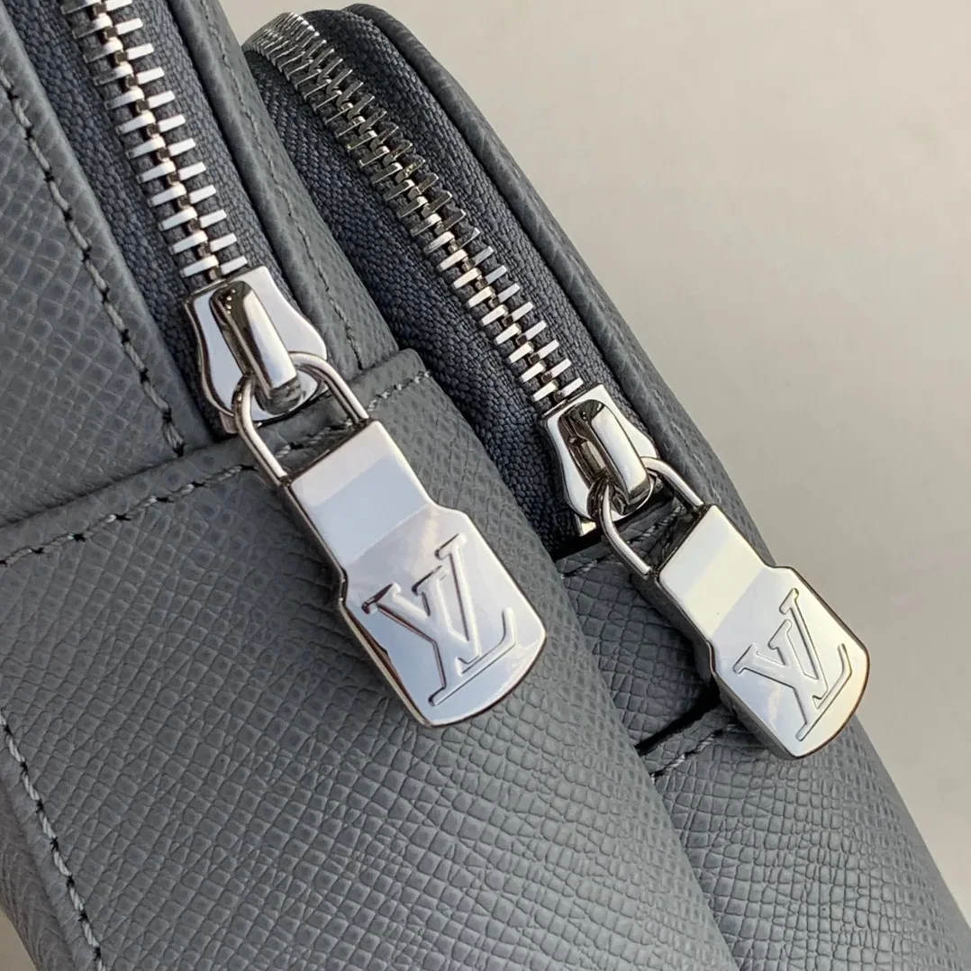 Louis Vuitton Avenue Sling Bag Taiga Grey