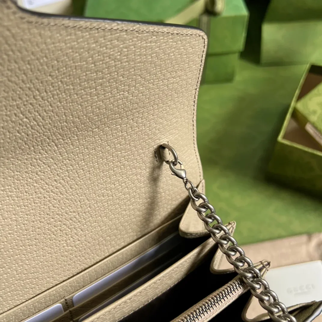 Gucci Dionysus Mini Shoulder Bag / Beige/ Blue GG Supreme Canvas Palladium Hardware Gucci Dionysus Mini Shoulder Bag / Beige/ Blue GG Supreme Canvas Palladium Hardware