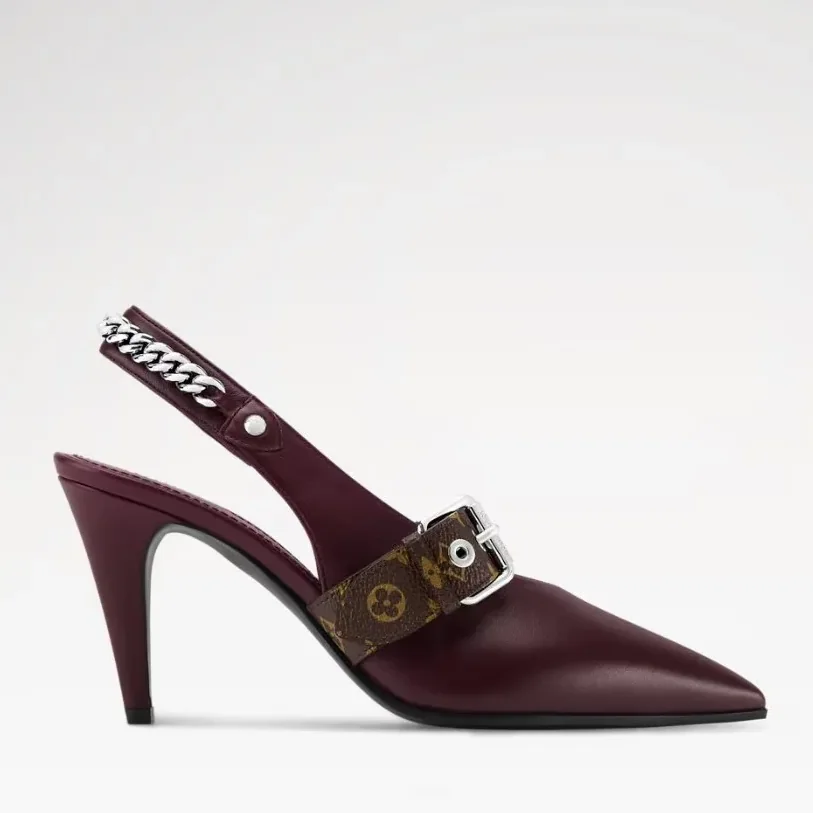 Louis Vuitton LV Vibe Slingback Pump Bordeaux Red 1AICOT