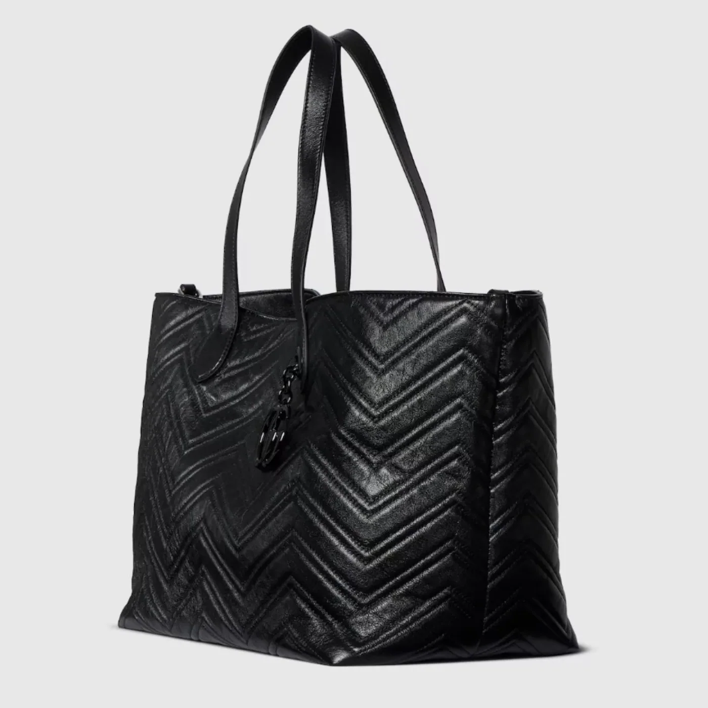 Gucci Marmont Large Tote Bag in Black Black Hardware Gucci Marmont Large Tote Bag in Black Black Hardware
