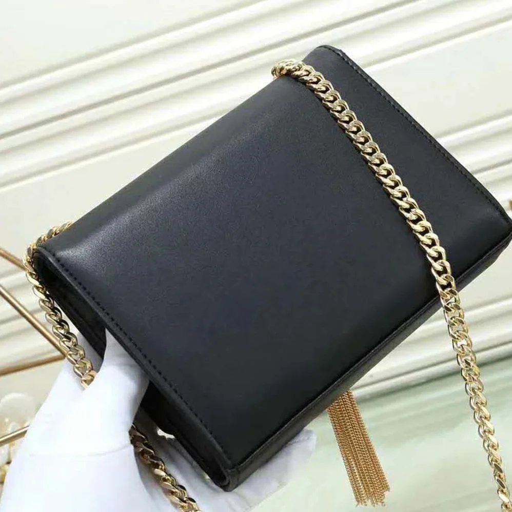 Saint Laurent YSL Kate Tassel Chain Wallet Smooth Leather for Women Saint Laurent YSL Kate Tassel Chain Wallet Smooth Leather for Women