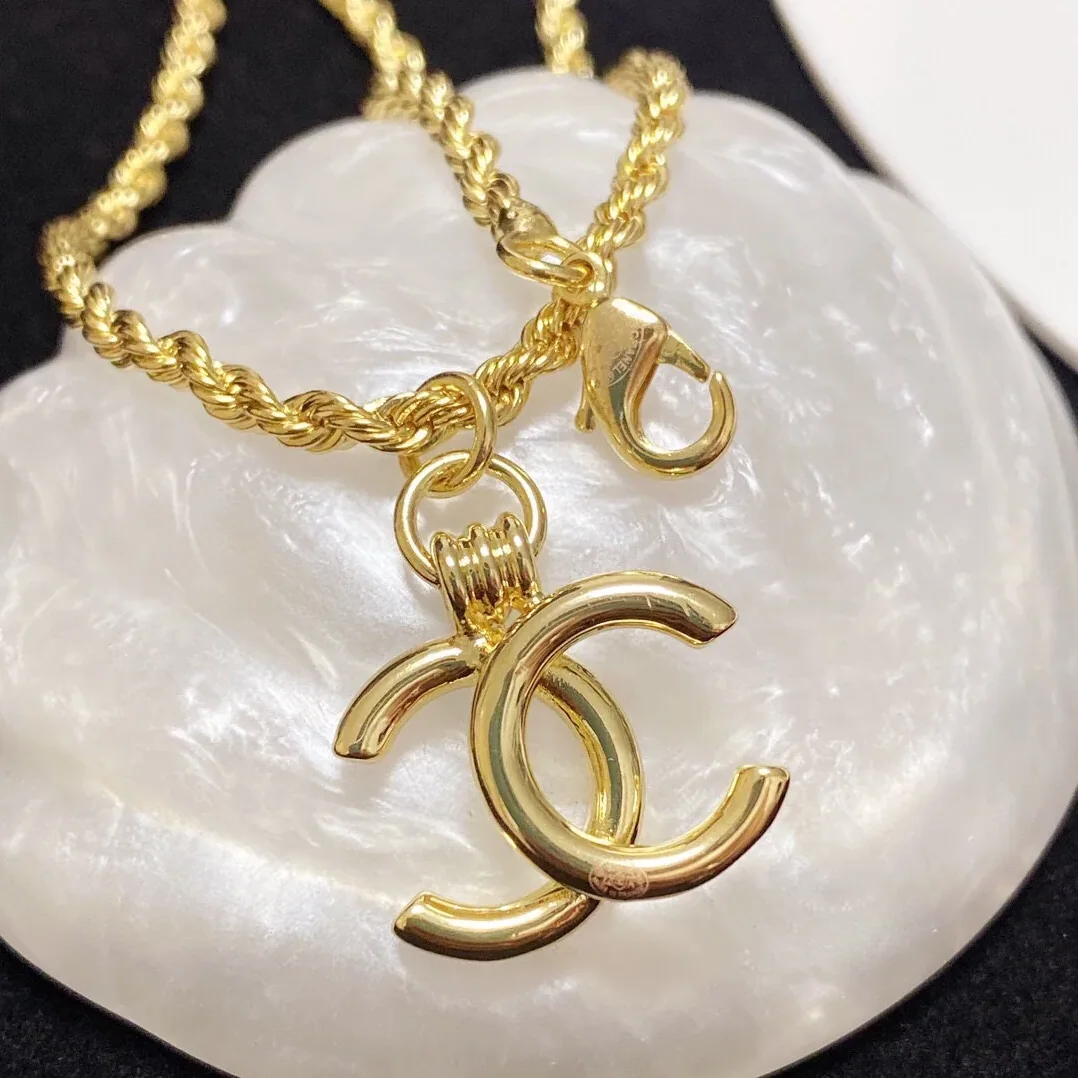 CC Necklace Gold CC Necklace Gold