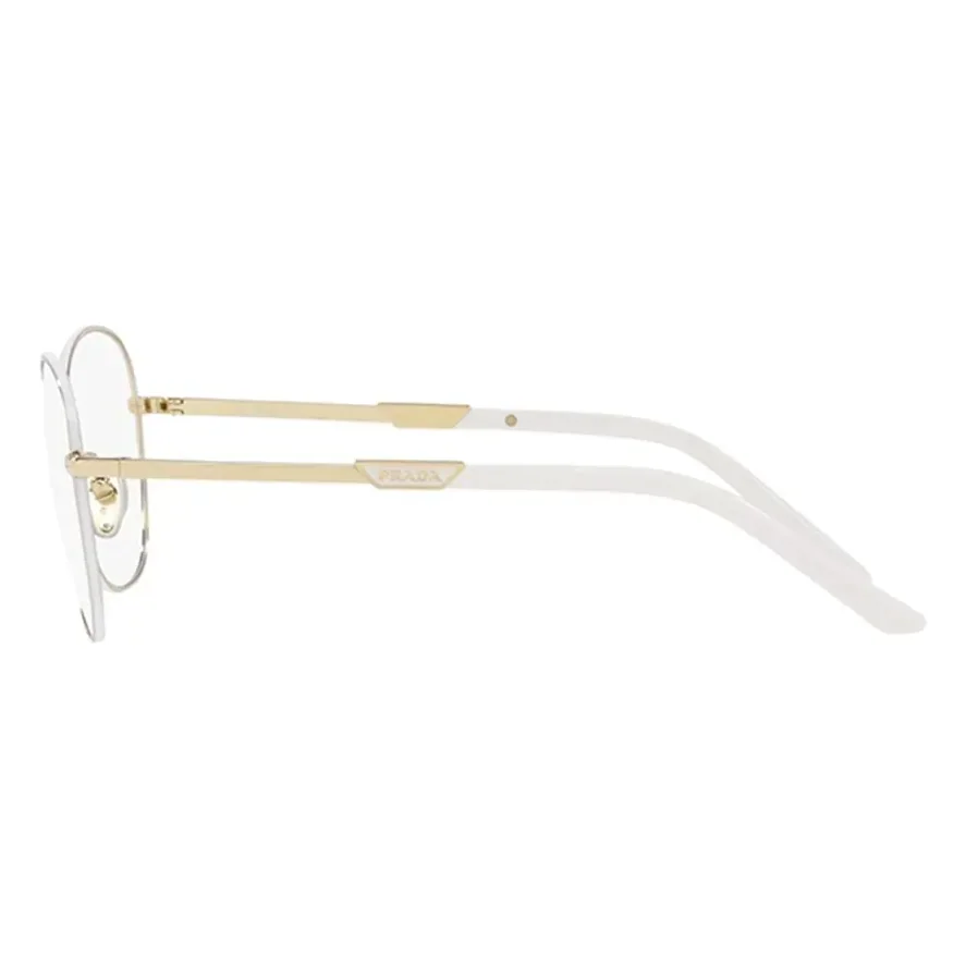 Prada Round Glasses Gold