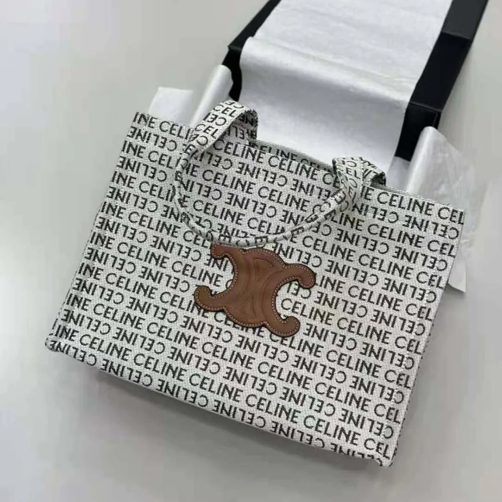 Celine Large Cabas Thais in Textile with Celine All for Women in over Celine Large Cabas Thais in Textile with Celine All for Women in over