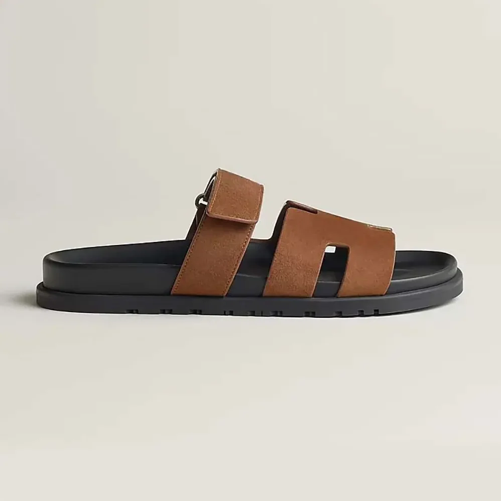 Hermes Chypre Sandal for Unisex in Brown Hermes Chypre Sandal for Unisex in Brown
