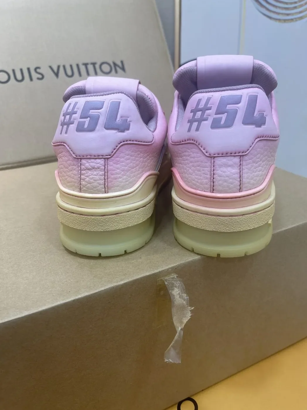 Louis Vuitton Trainer Sneaker LV Pink Louis Vuitton Trainer Sneaker LV Pink